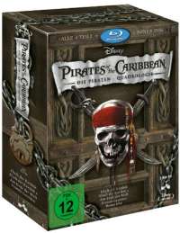 Pirates of the Caribbean - Die Piraten-Quadrologie  (5 Blu-Rays)